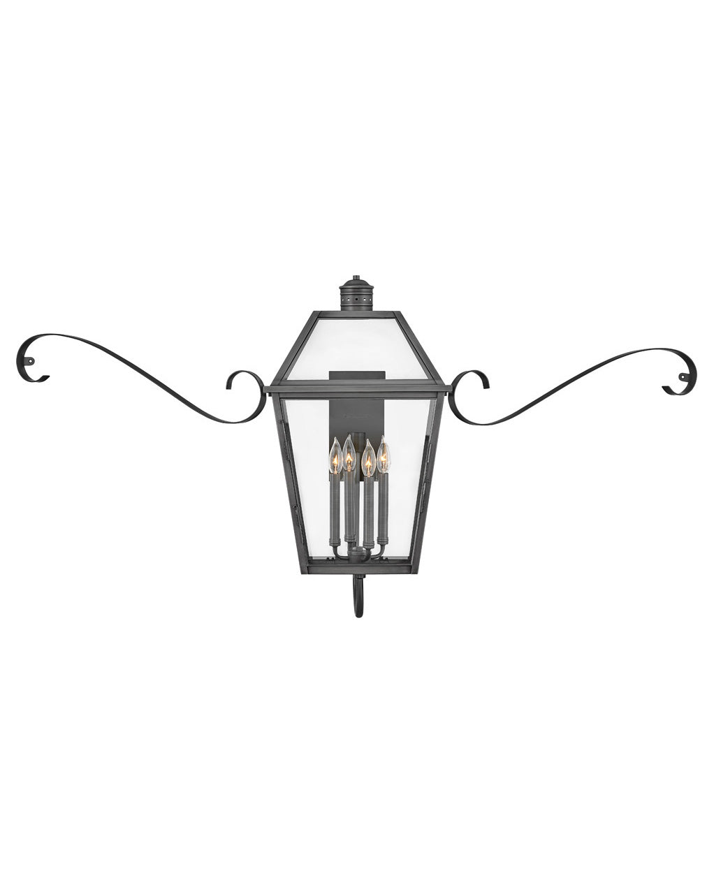 Hinkley - 2775BLB-SCR - LED Wall Mount - Nouvelle - Blackened Brass