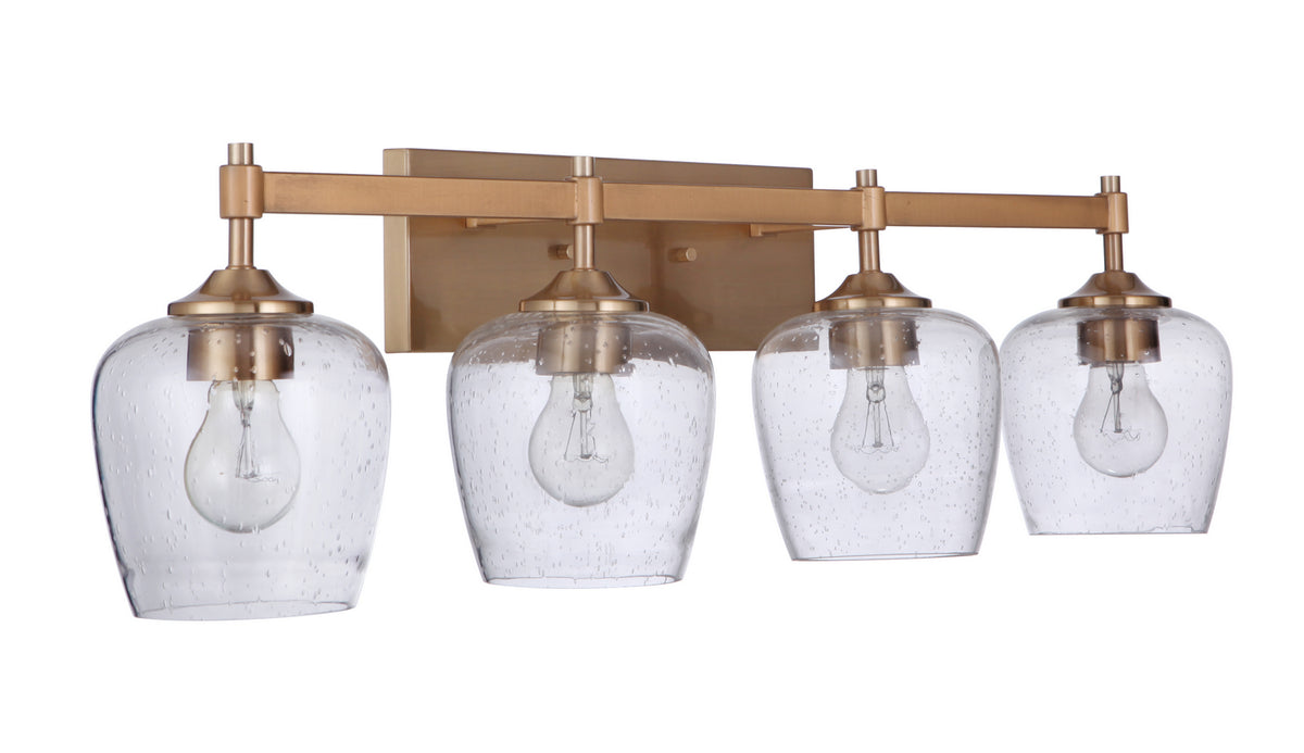 Craftmade - 12430SB4 - Four Light Vanity - Stellen - Satin Brass