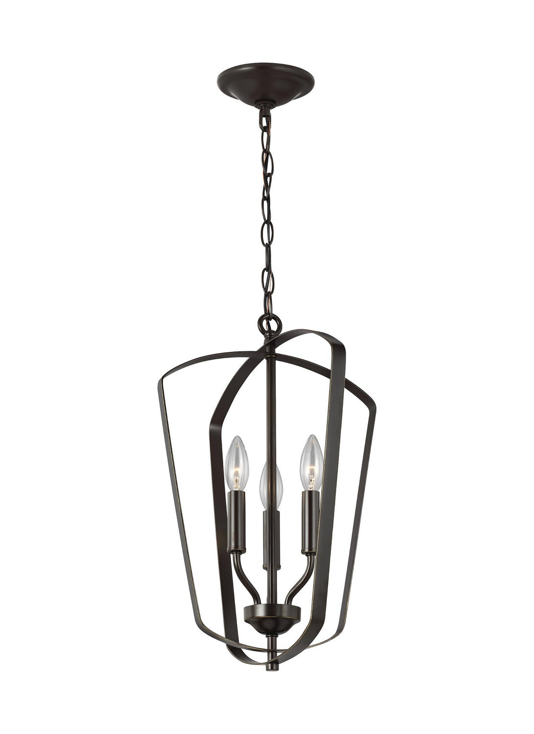 Generation Lighting - 5134903-710 - Three Light Hall / Foyer Pendant - Romee - Bronze