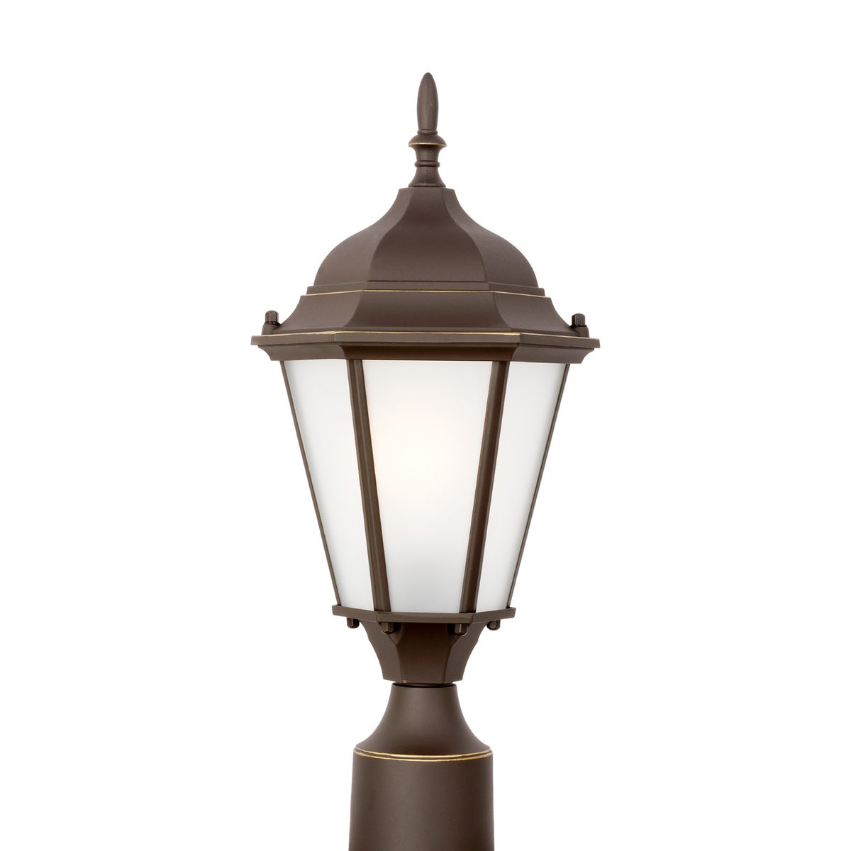 Generation Lighting - 82941-71 - One Light Outdoor Post Lantern - Bakersville - Antique Bronze
