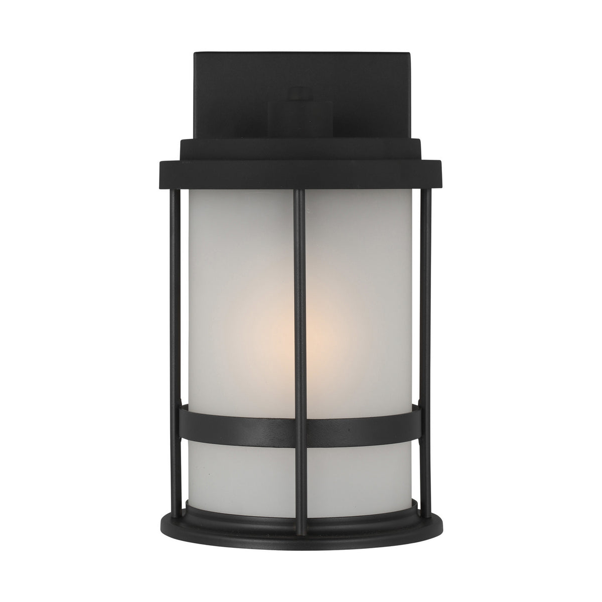 Generation Lighting - 8590901-12 - One Light Outdoor Wall Lantern - Wilburn - Black