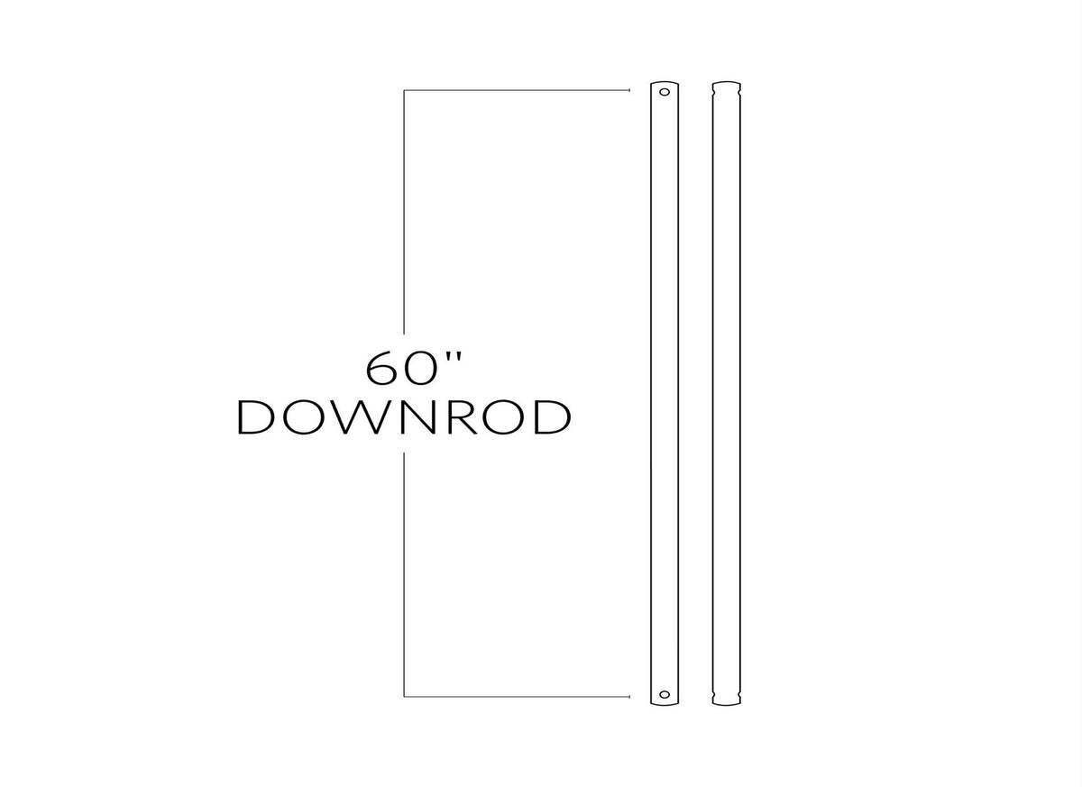 Visual Comfort Fan - DR60BZ - Downrod - Universal - Bronze
