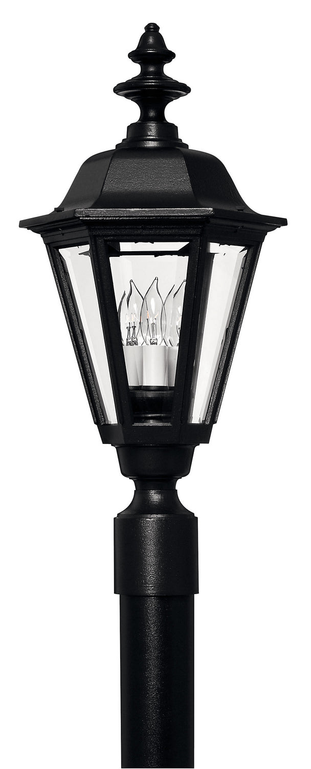 Hinkley - 1441BK - LED Post Top or Pier Mount Lantern - Manor House - Black