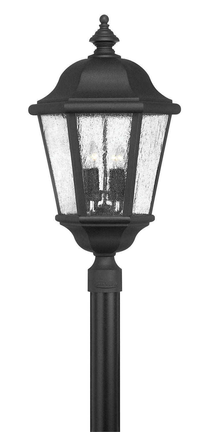 Hinkley - 1677BK - LED Post Top or Pier Mount Lantern - Edgewater - Black
