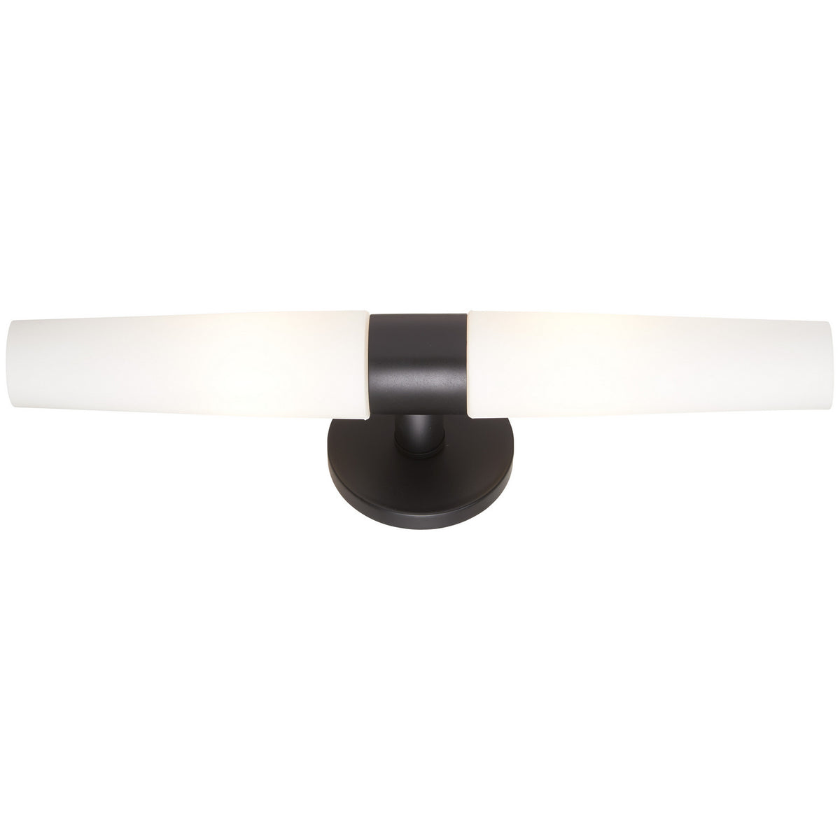 George Kovacs - P5042-66A - Two Light Wall Sconce - Saber - Coal Black
