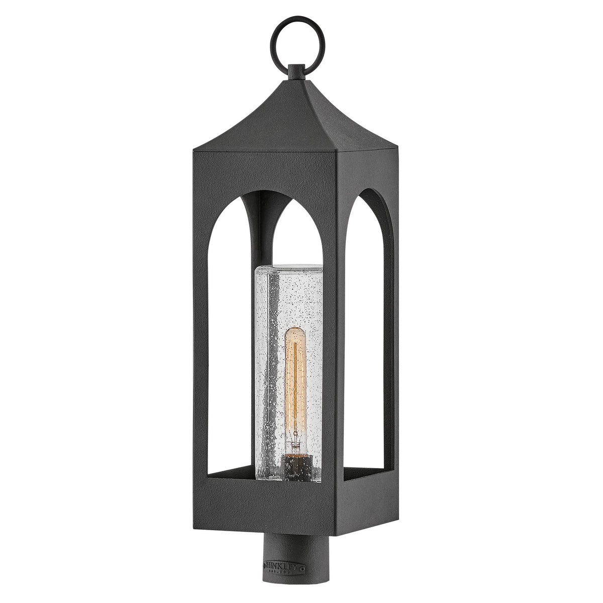 Hinkley - 18081DSZ - LED Post Top or Pier Mount Lantern - Amina - Distressed Zinc