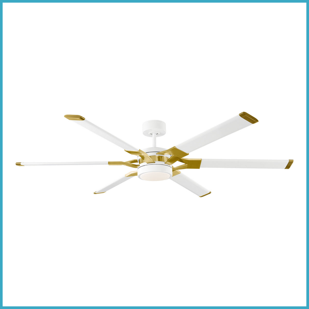 Visual Comfort Fan - 6LFR62RZWBBSD - 62" Ceiling Fan - Loft - Matte White