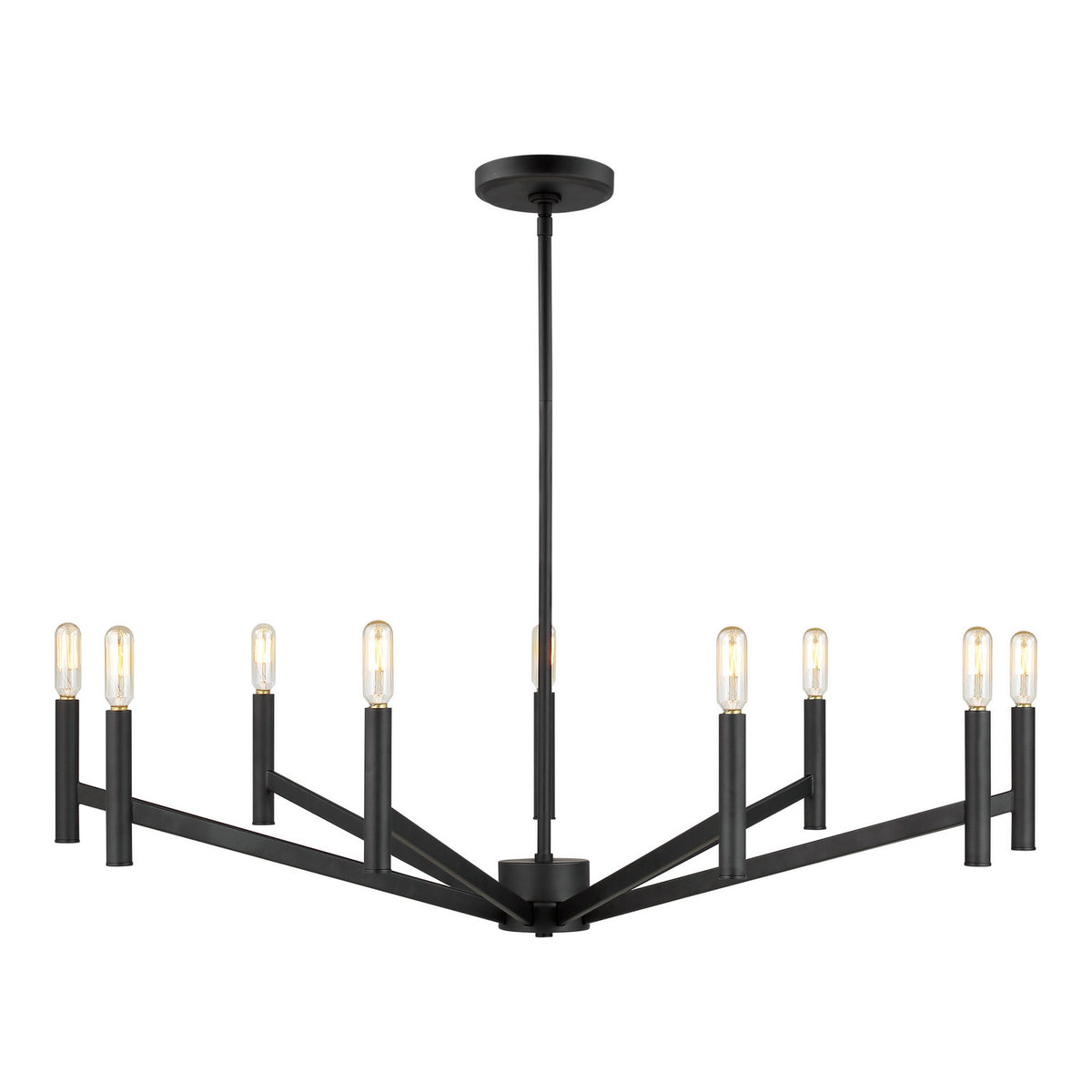 Visual Comfort Studio - 3124309-112 - Nine Light Chandelier - Vector - Midnight Black
