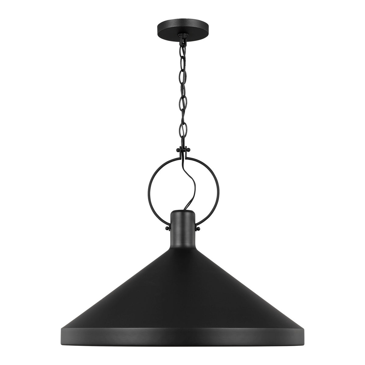 Visual Comfort Studio - 6884901-112 - One Light Pendant - Lyon - Midnight Black