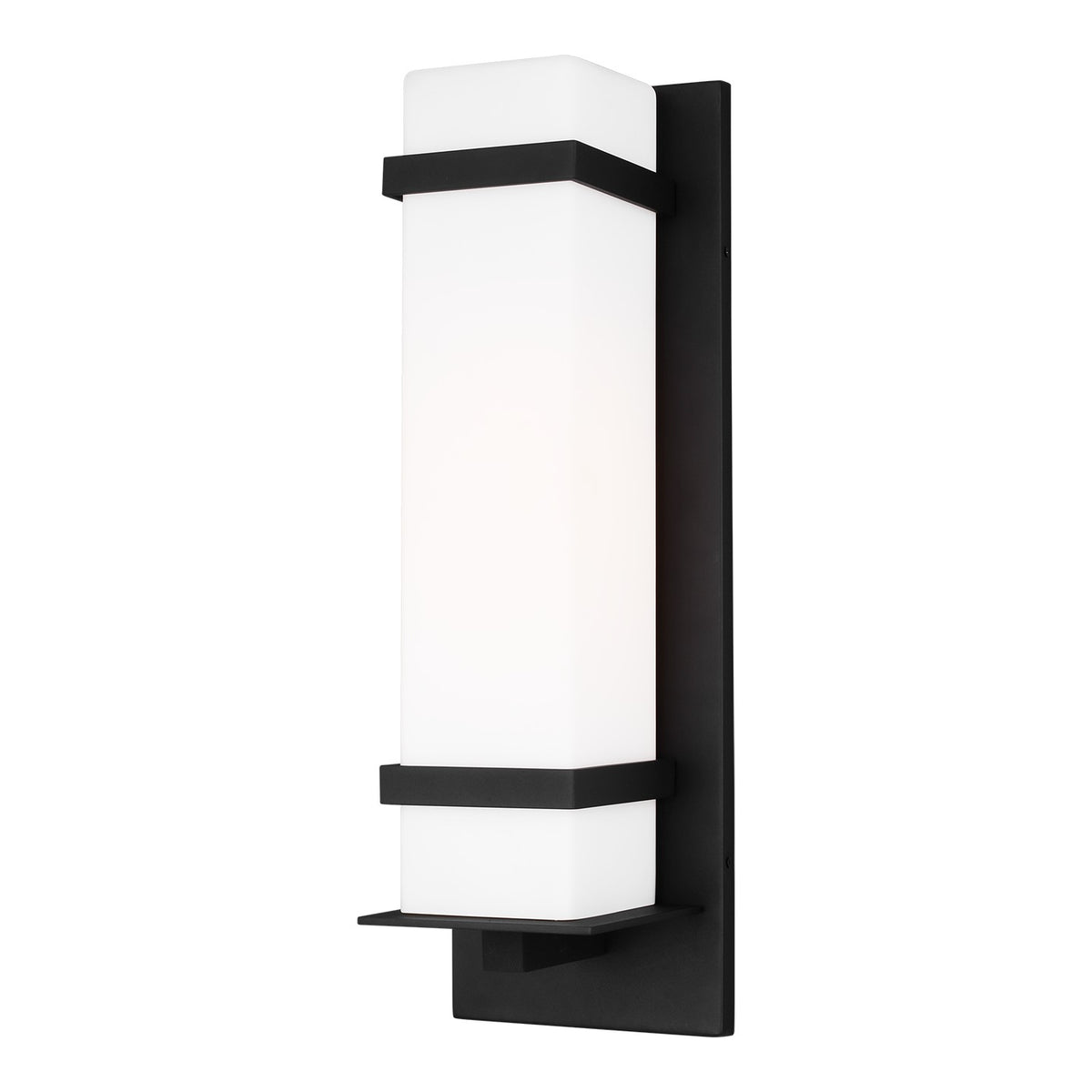 Generation Lighting - 8720701EN3-12 - One Light Outdoor Wall Lantern - Alban - Black