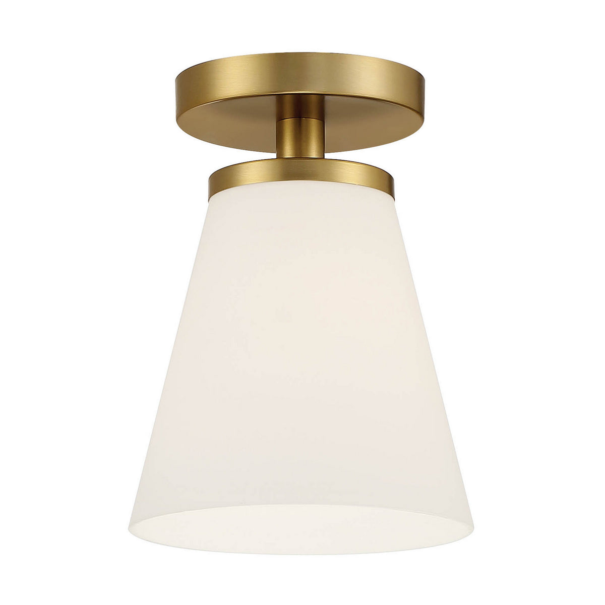 Designers Fountain - D255M-SF-BG - One Light Semi Flush Mount - Palmyra - Brushed Gold