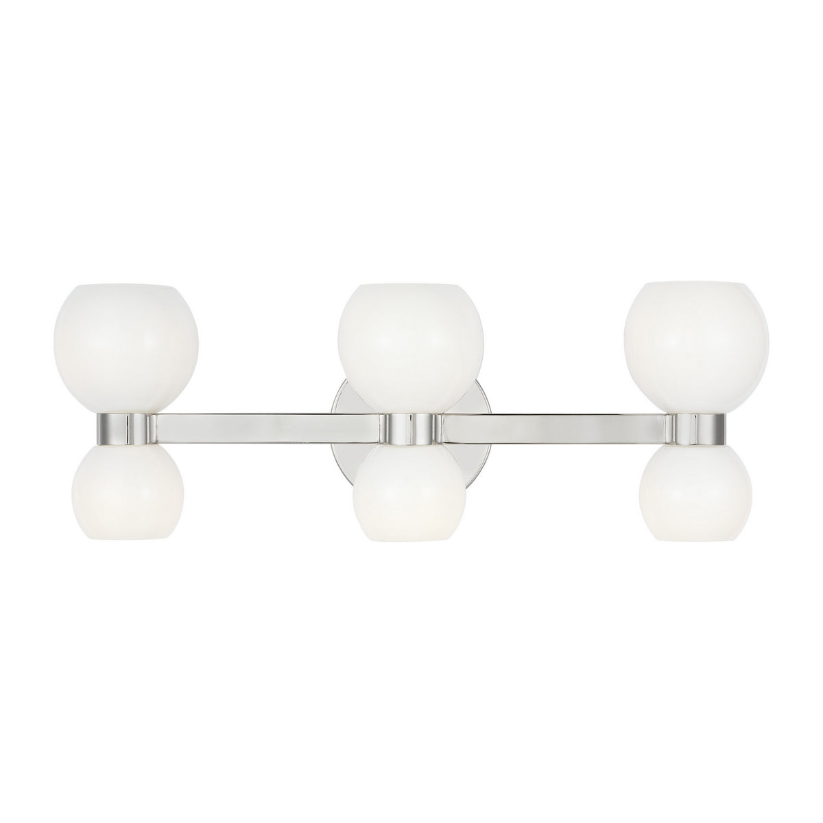 Visual Comfort Studio - KSV1006PNMG - Six Light Vanity - Londyn - Polished Nickel