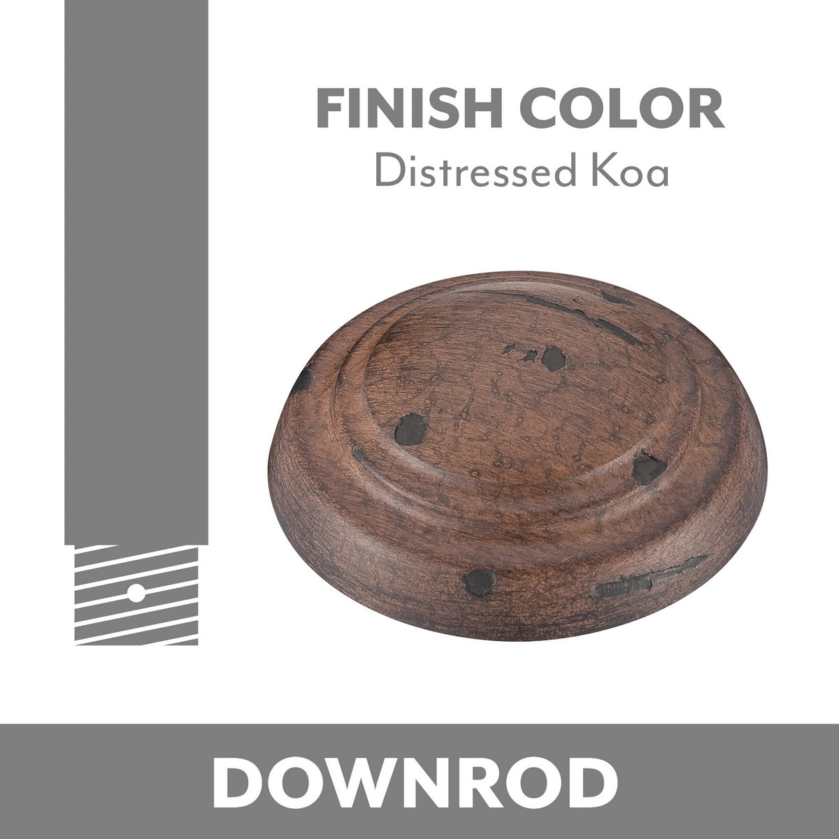 Minka Aire - DR504-DK - Down Rod - Distressed Koa