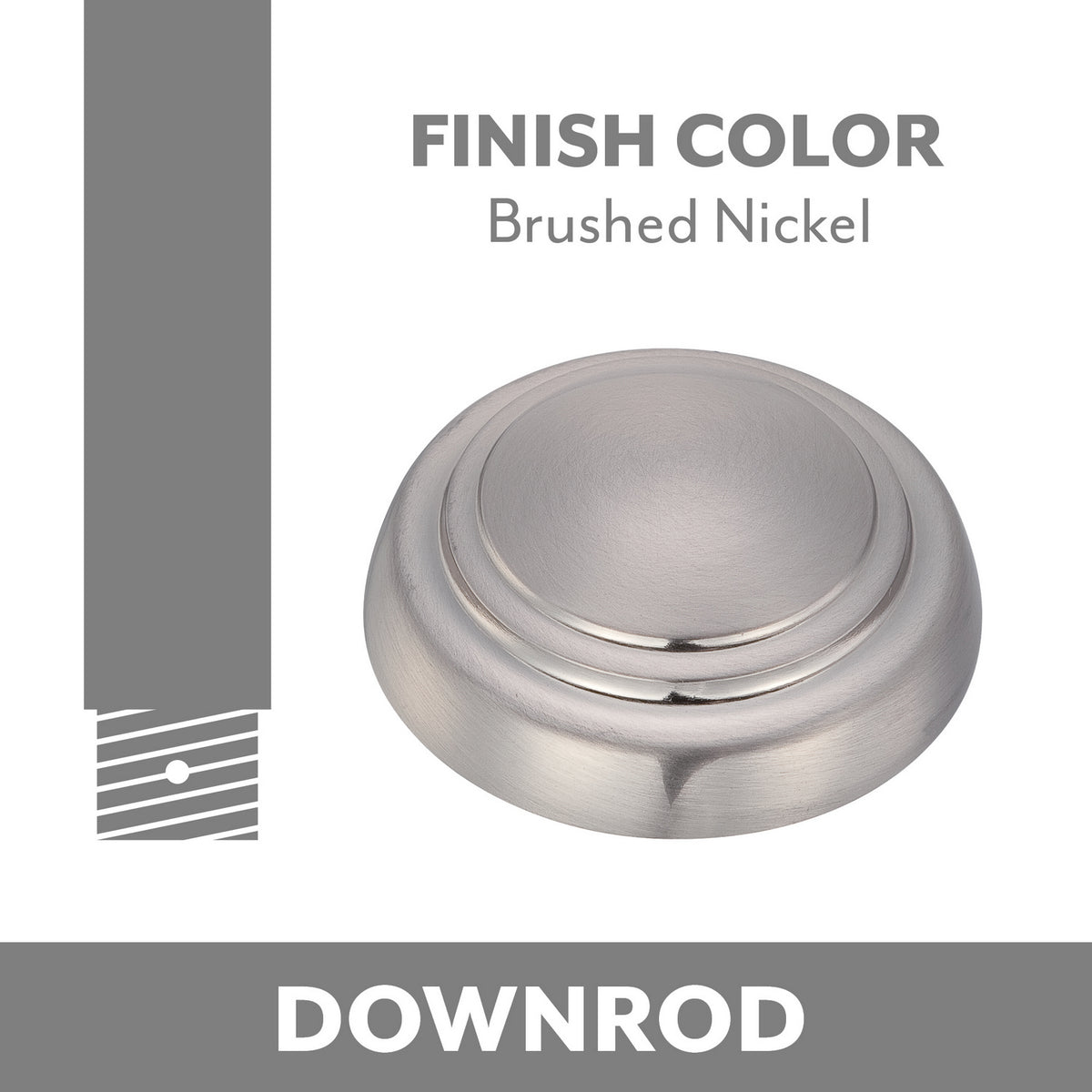 Minka Aire - DR524-BN - Down Rod - Minka Aire - Brushed Nickel