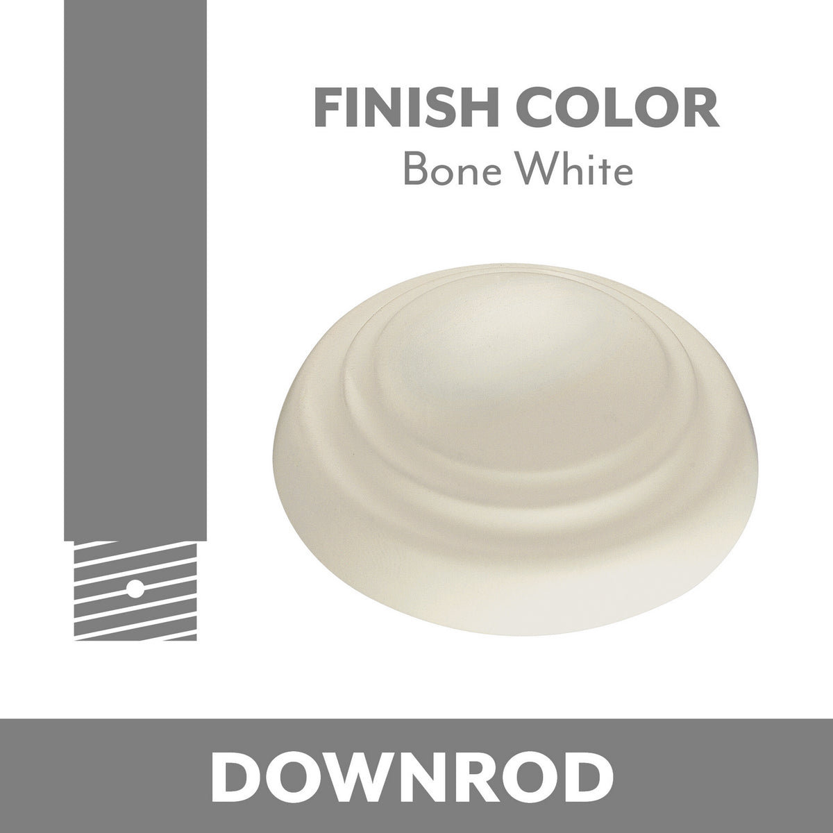Minka Aire - DR560-BWH - Down Rod - Minka Aire - Bone White