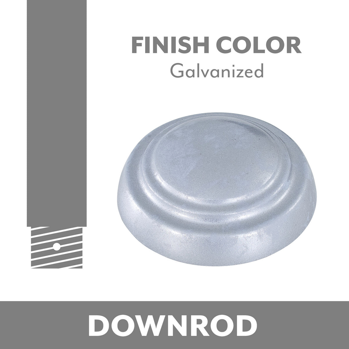 Minka Aire - DR560-GL - Down Rod - Minka Aire - Galvanized