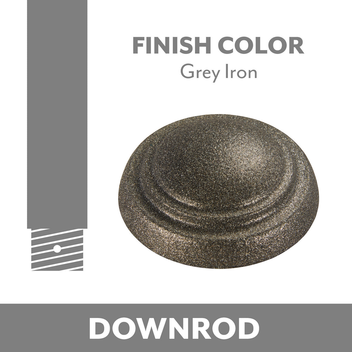 Minka Aire - DR572-GI - Down Rod - Minka Aire - Grey Iron