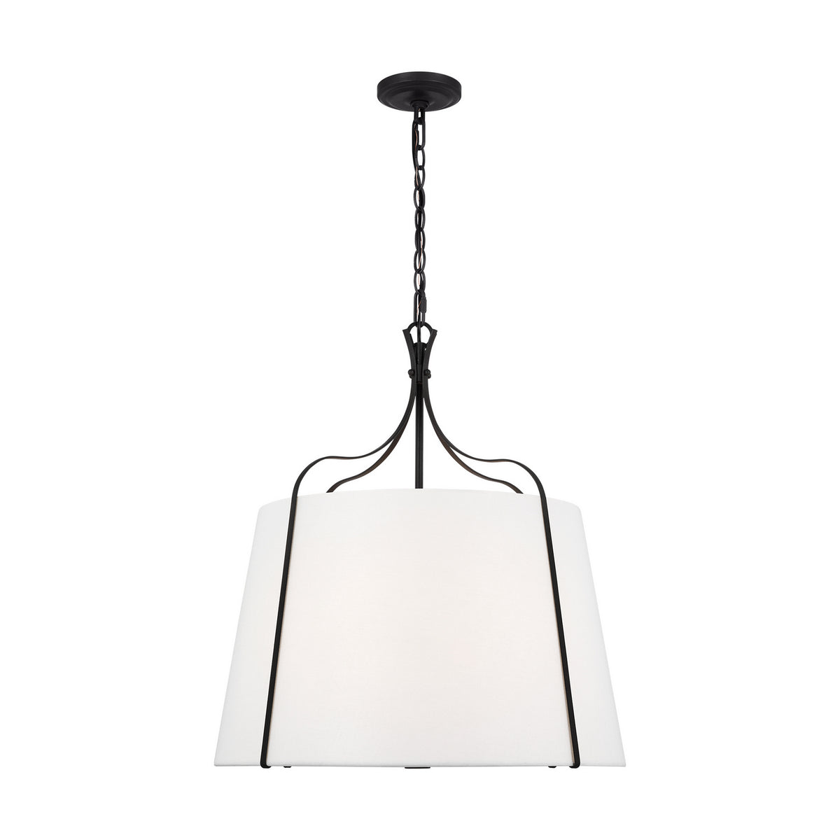 Visual Comfort Studio - AP1264SMS - Four Light Pendant - Leander - Smith Steel