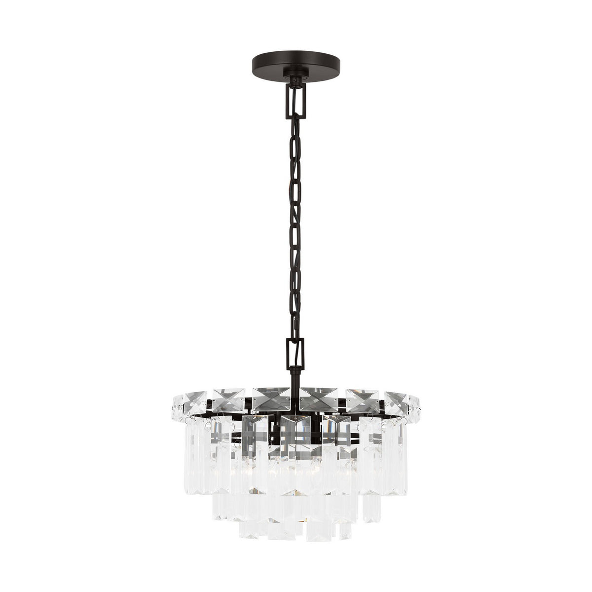 Visual Comfort Studio - CC1254AI - Four Light Chandelier - Arden - Aged Iron