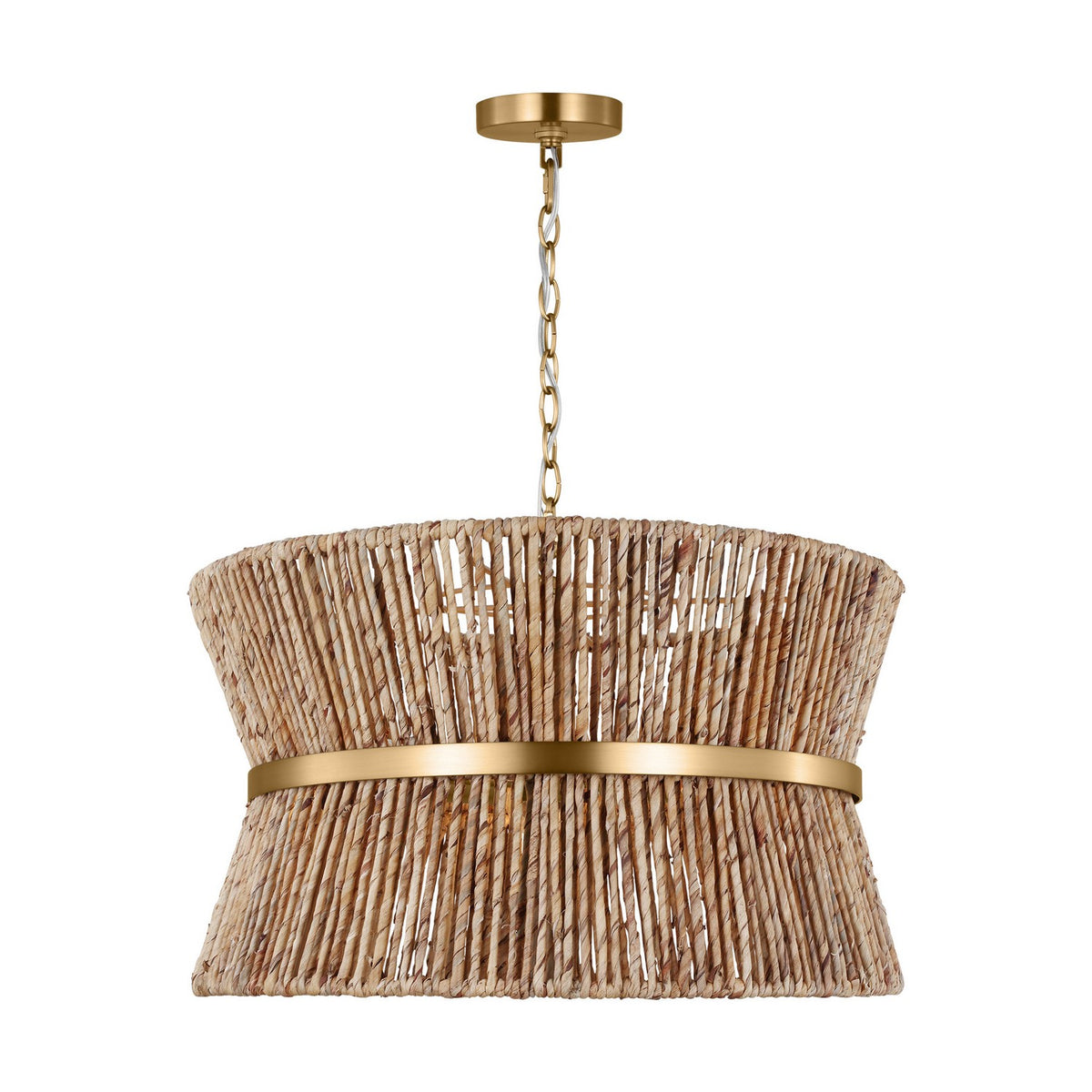 Visual Comfort Studio - DJP1063SB - Three Light Pendant - Thurlo - Satin Brass