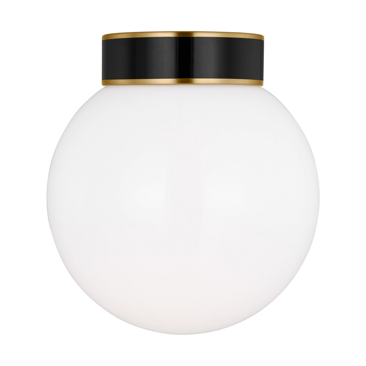 Visual Comfort Studio - KSF1051BBSGBK - One Light Flush Mount - Monroe - Burnished Brass