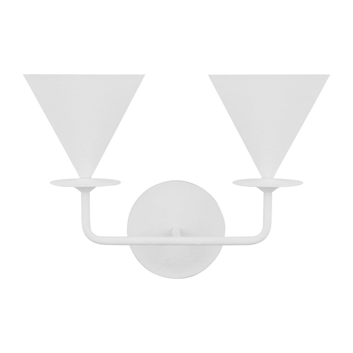 Visual Comfort Studio - LXW1052CPST - Two Light Wall Sconce - Cornet - Cast Plaster