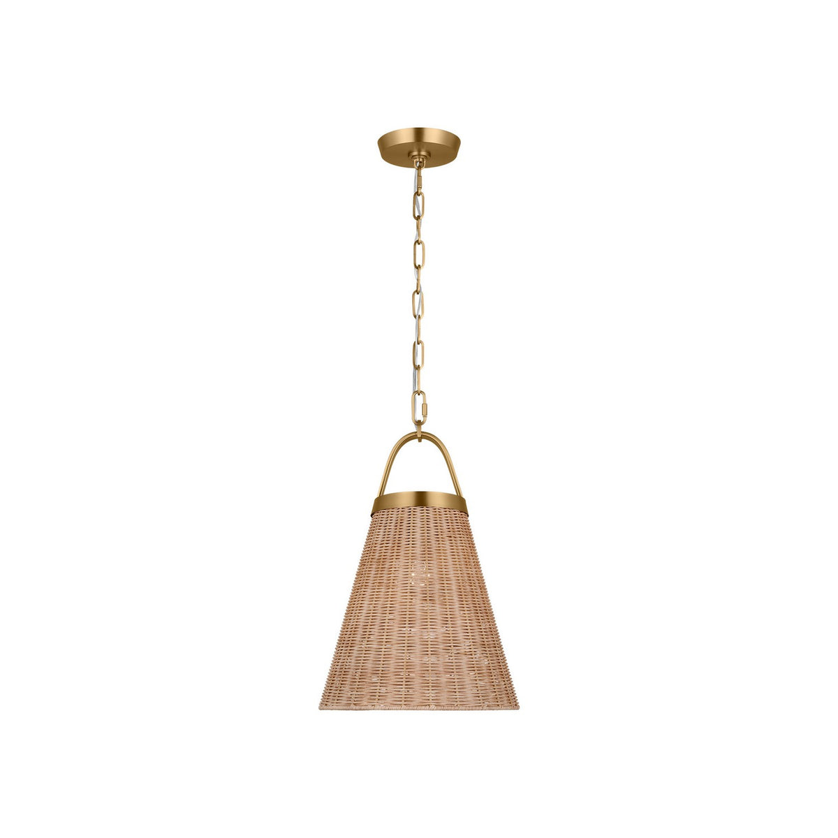 Visual Comfort Studio - CP1421BBS - One Light Pendant - Whitby - Burnished Brass