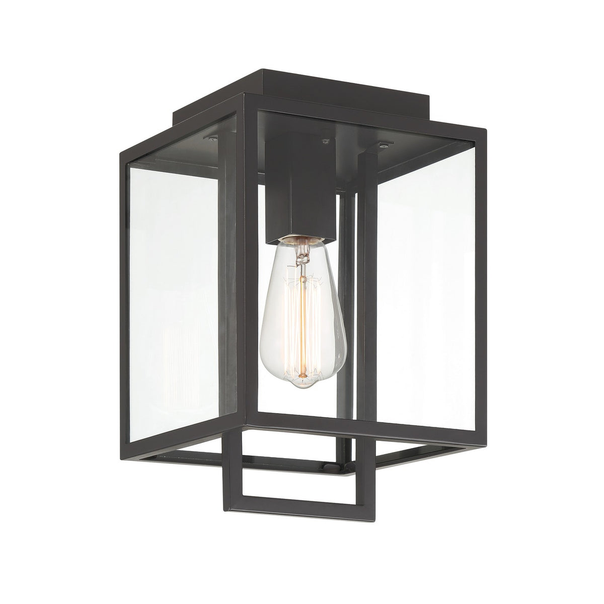 Designers Fountain - D297M-FM-MB - One Light Wall Lantern - Preston - Matte Black