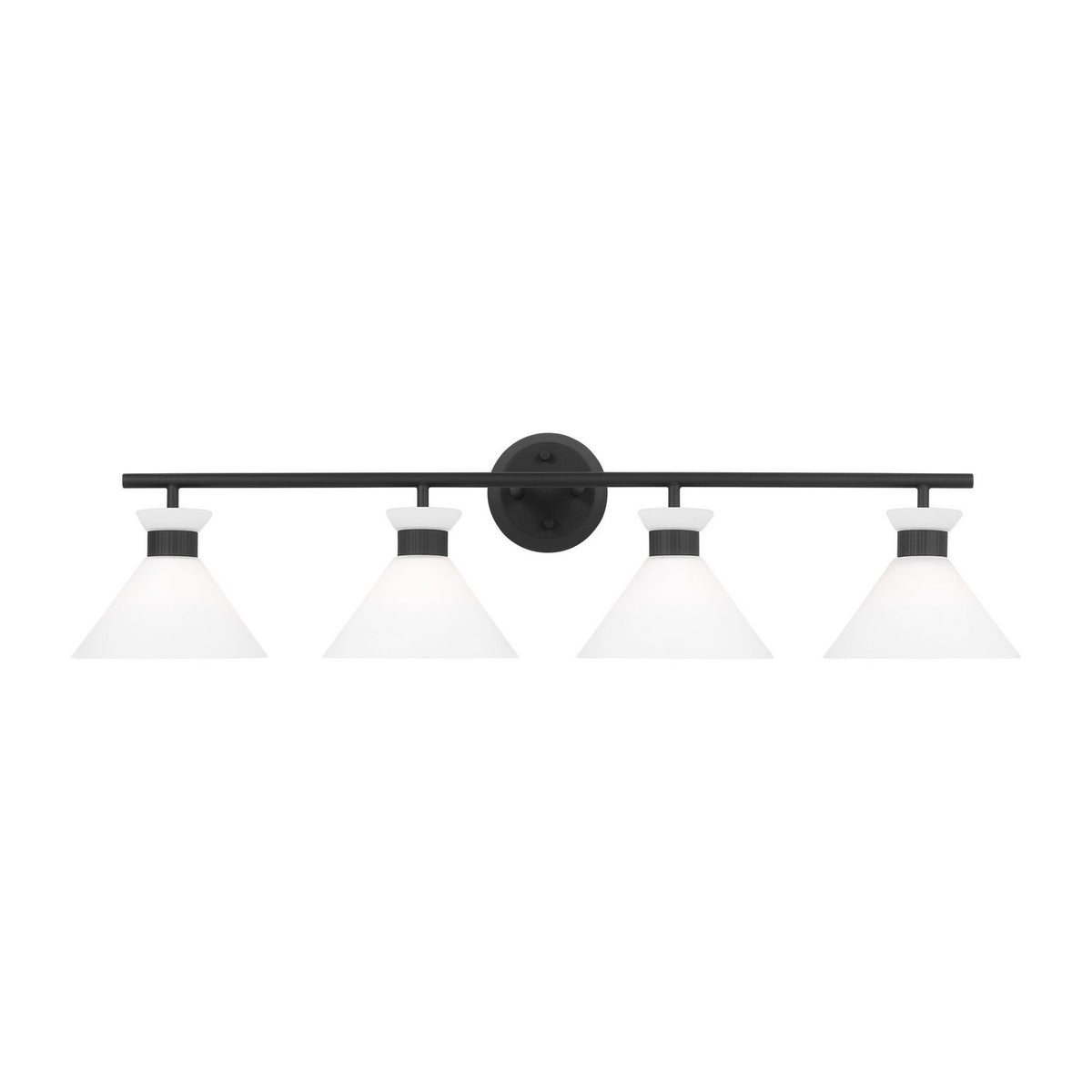 Visual Comfort Studio - DJV1014MBK - Four Light Bath - Belcarra - Midnight Black