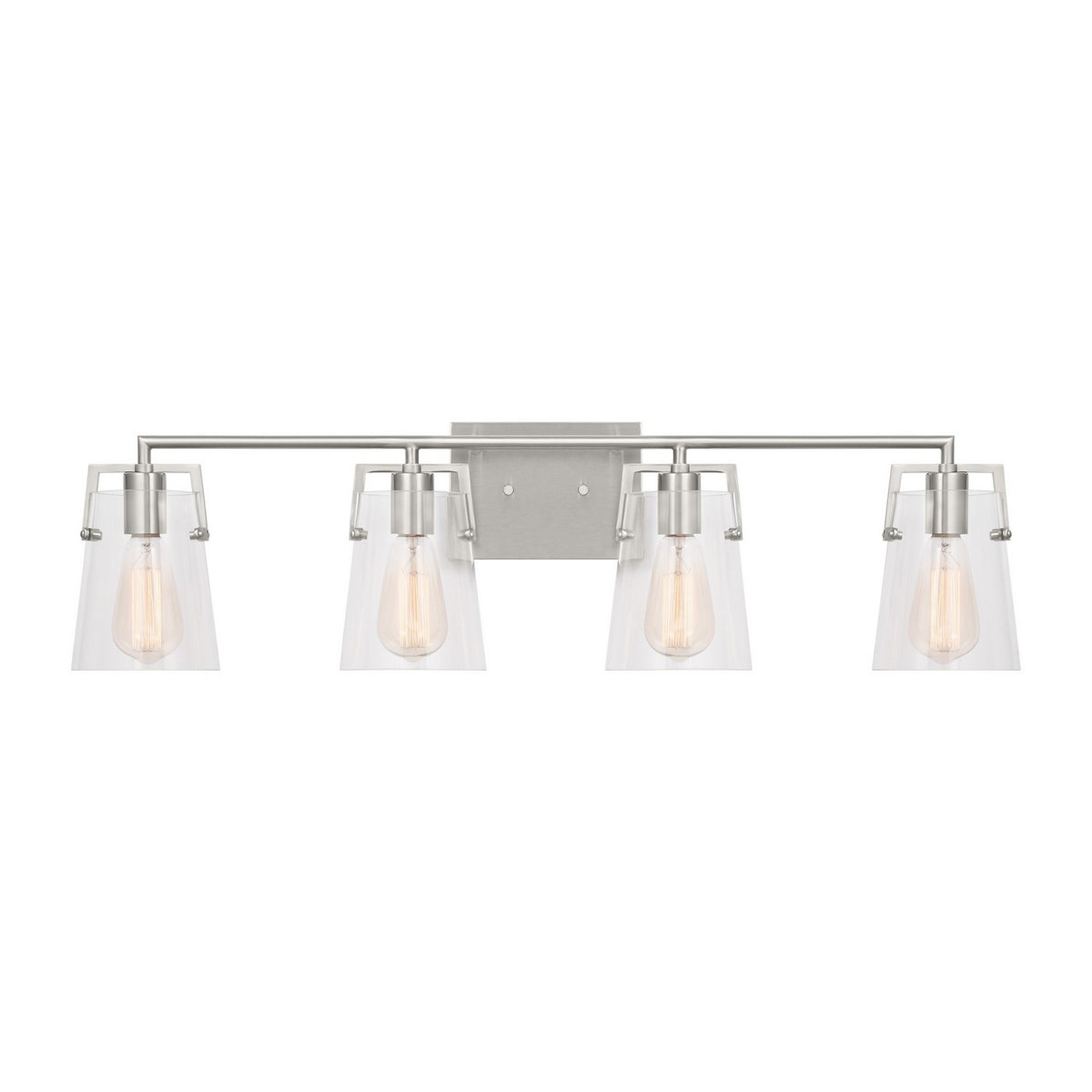 Visual Comfort Studio - DJV1034BS - Four Light Bath - Crofton - Brushed Steel