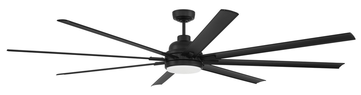 Craftmade - RSH84FB8-NWF - 84" Ceiling Fan - Rush 84" Ceiling Fan Wet Rated no Wifi - Flat Black