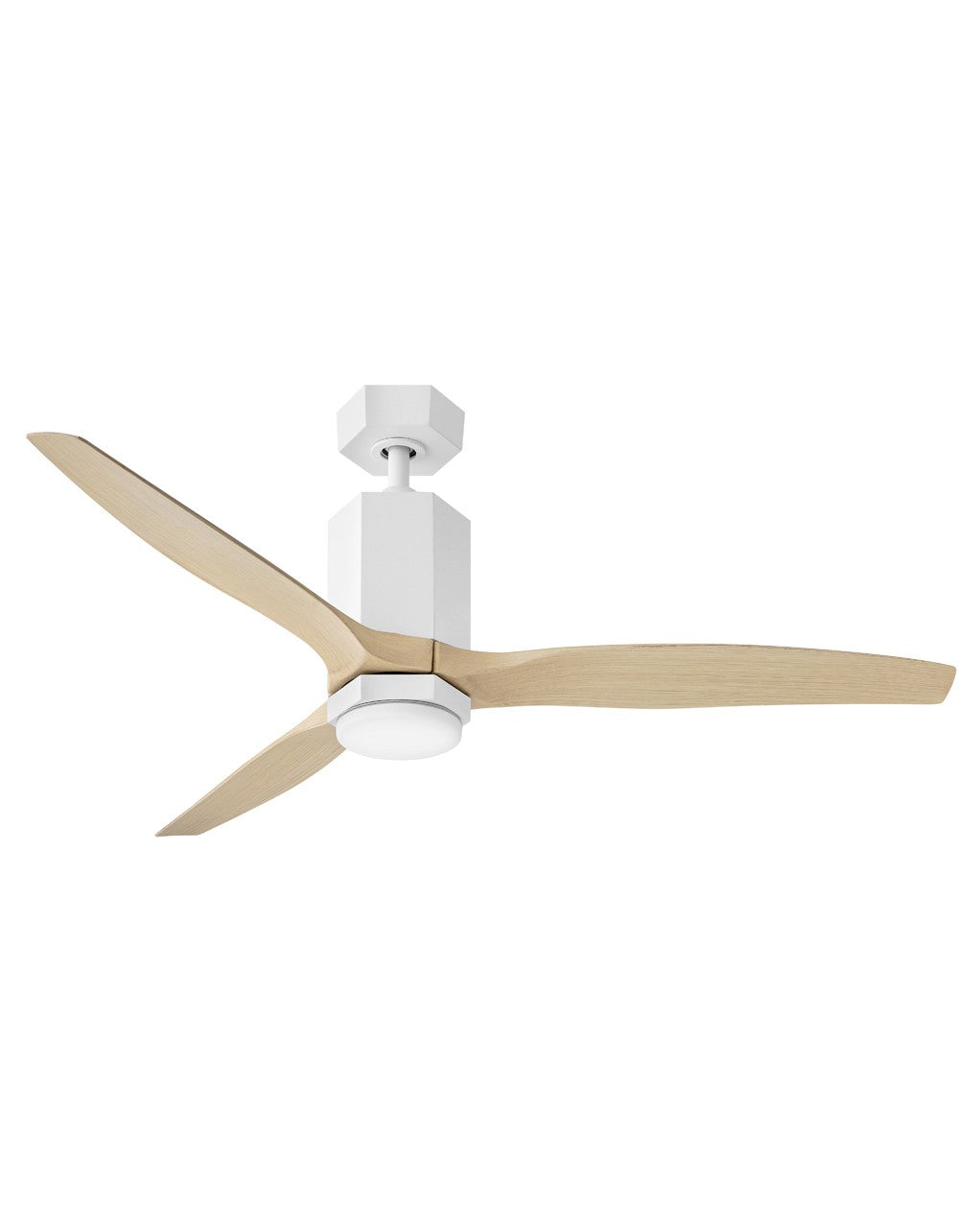 Hinkley - 905852FMW-LDDK - 52"Ceiling Fan - Facet - Matte White