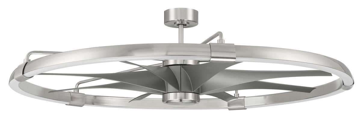 Craftmade - AXL57BNK8 - 57" Ceiling Fan - Axel - Brushed Polished Nickel