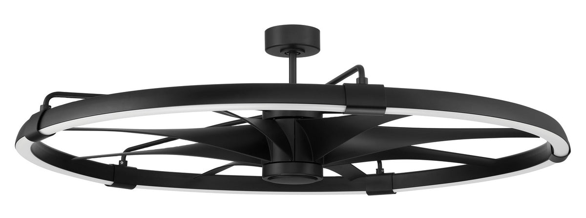 Craftmade - AXL57FB8 - 57" Ceiling Fan - Axel Indoor/Outdoor - Flat Black