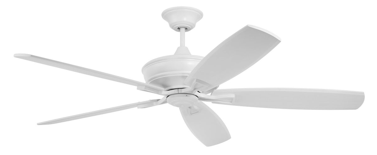 Craftmade - SNT60MWW5 - 60" Ceiling Fan - Santori 60 Indoor/Outdoor - Matte White