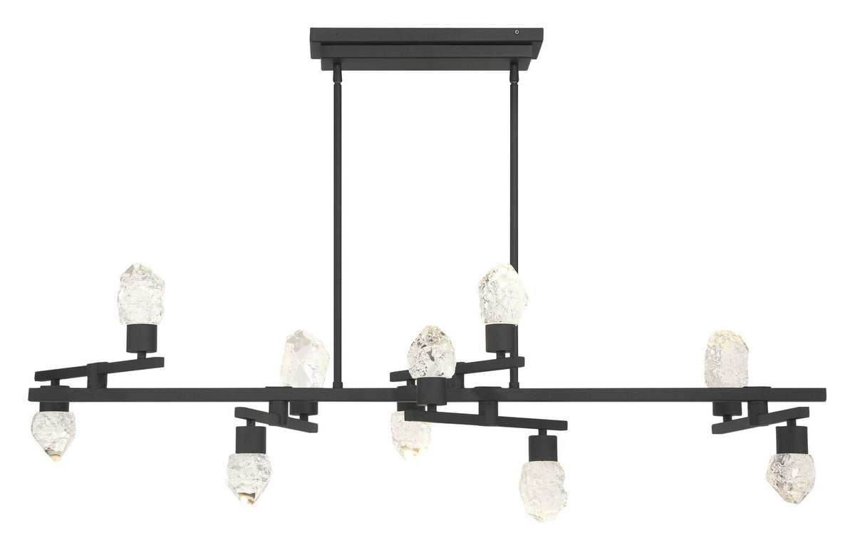 George Kovacs - P1538-066-L - LED Island Pendant - Kosmyc - Sand Coal Black