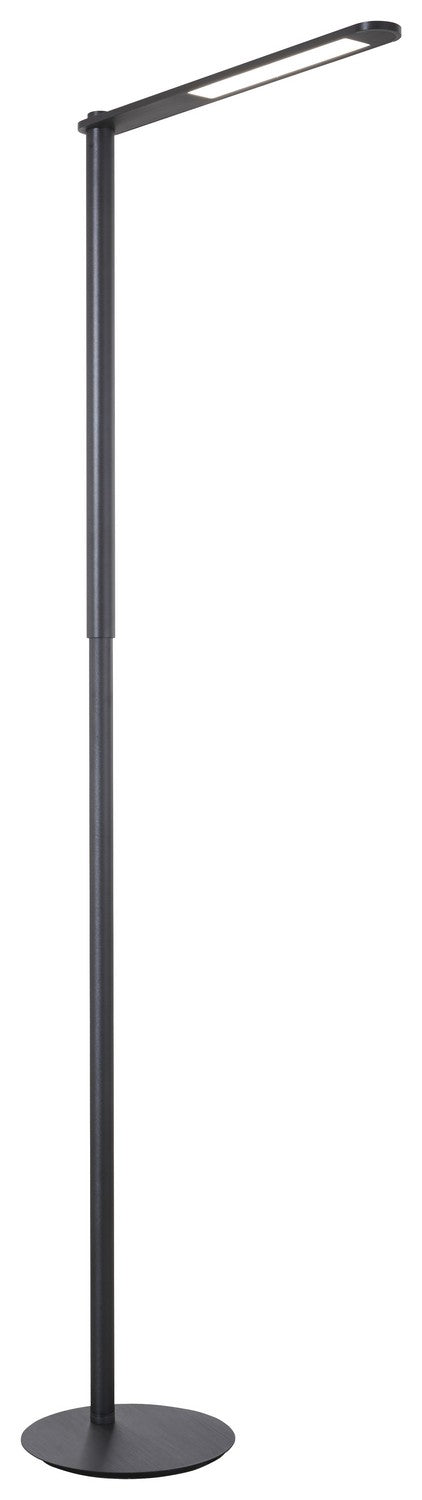 George Kovacs - P1931-896-L - LED Floor Lamp - Task Portables - Coal Black & Brushed Coal