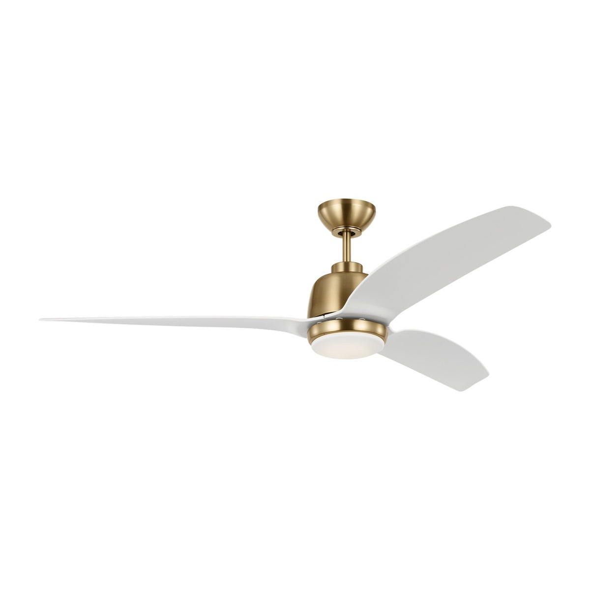 Visual Comfort Fan - 3AVLR60SBD - 60" Ceiling Fan - Avila 60 LED - Satin Brass