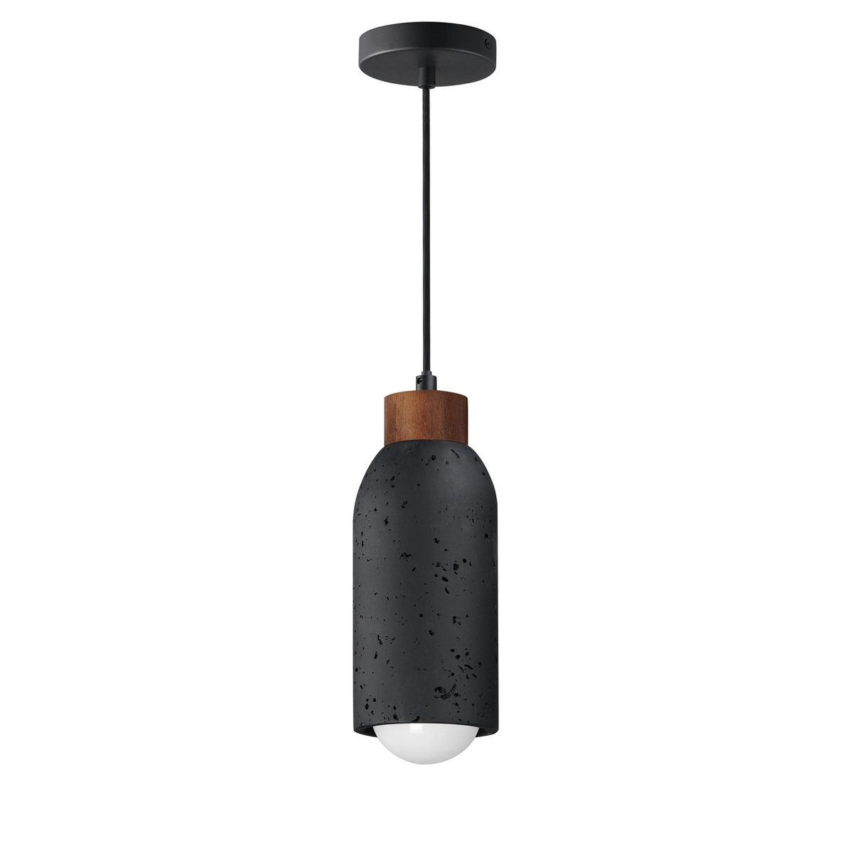 Maxim - 90621LVBK - One Light Pendant - Pompeii - Lava / Black