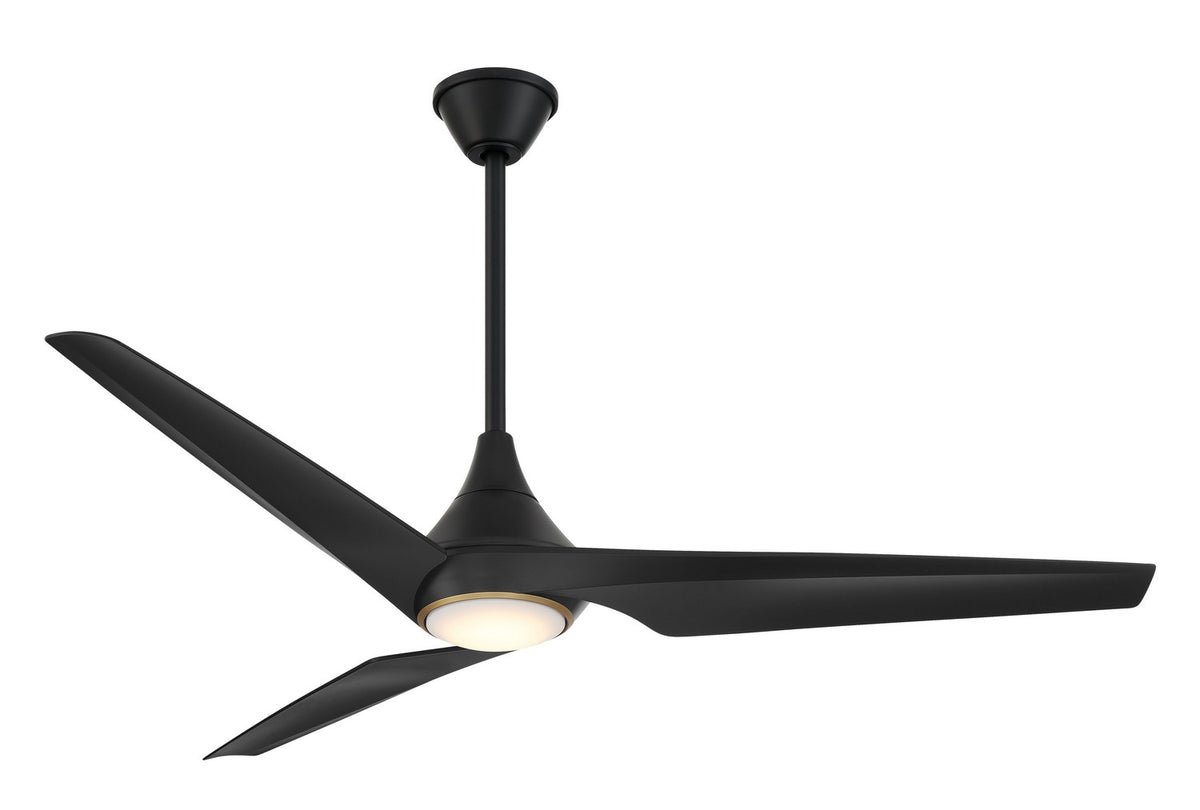 Minka Aire - F636L-CL - 60"Ceiling Fan - Switch - Coal Black