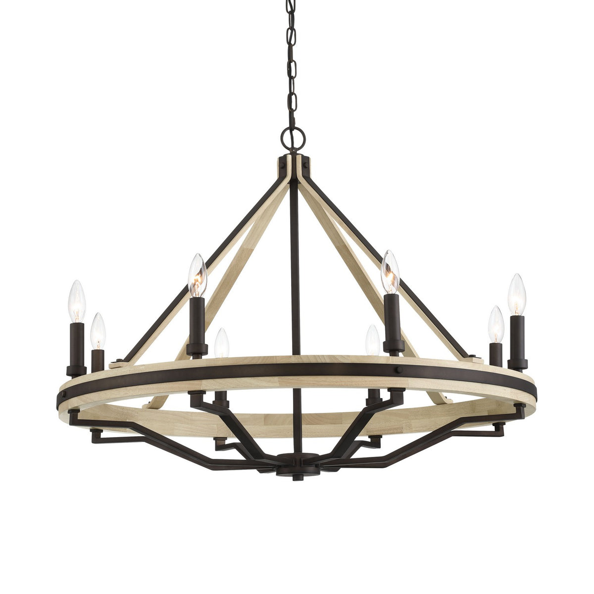 Minka-Lavery - 2628-860 - Eight Light Chandelier - Sonoma - Dark Bronze