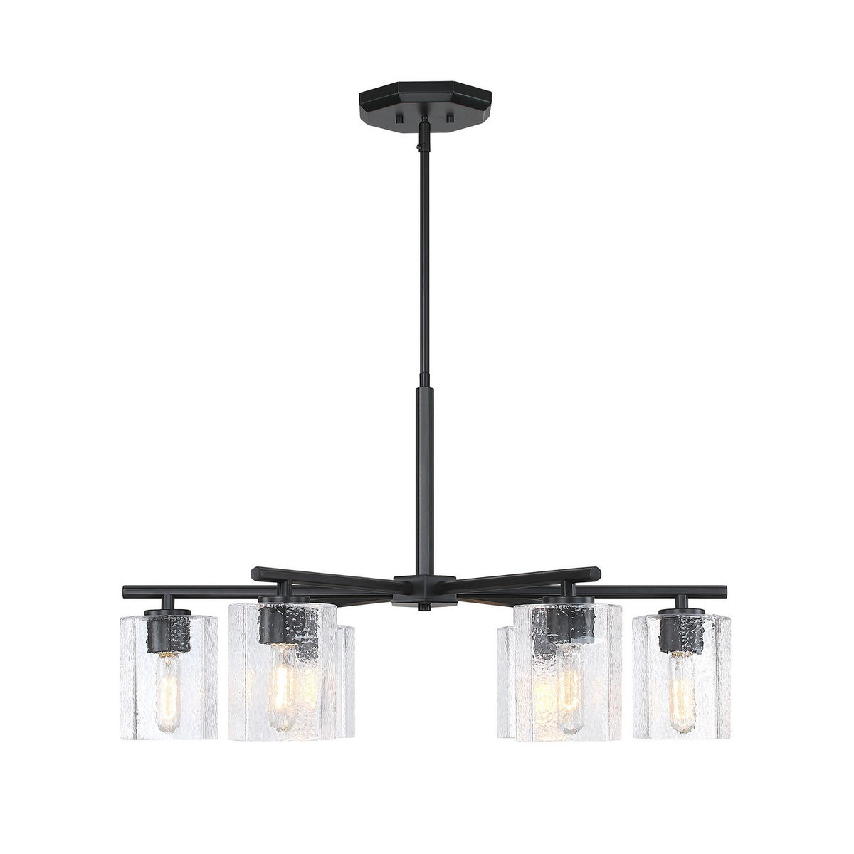 Designers Fountain - D309M-6CH-MB - Six Light Chandelier - Haven - Matte Black