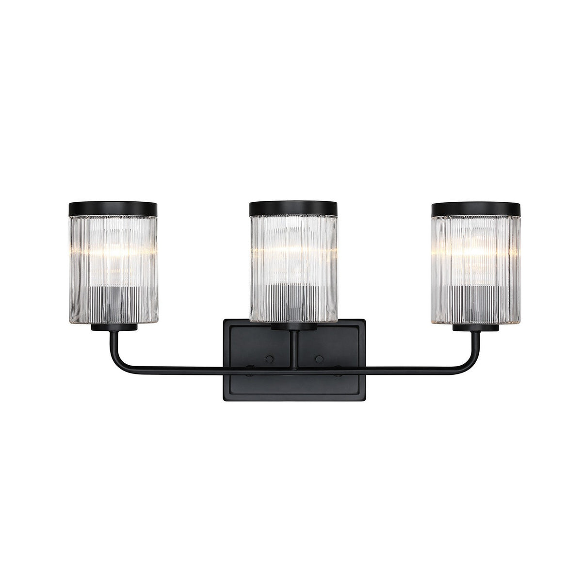 Designers Fountain - D335M-3B-MB - Three Light Vanity - Aspen - Matte Black