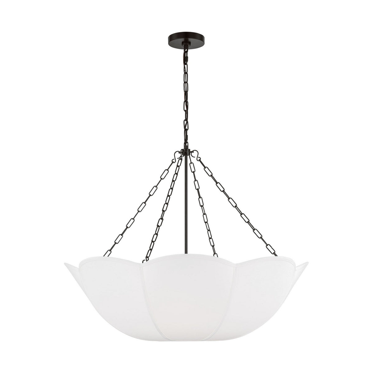 Visual Comfort Studio - AC1174AI - Four Light Chandelier - Stassi - Aged Iron
