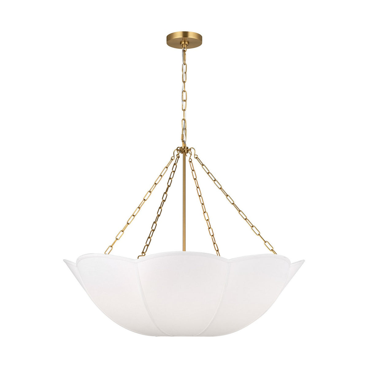 Visual Comfort Studio - AC1174BBS - Four Light Chandelier - Stassi - Burnished Brass