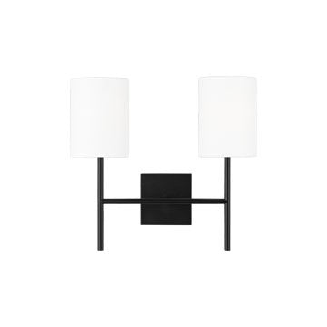 Visual Comfort Studio - BW1012MBK - Two Light Wall Sconce - Key - Midnight Black