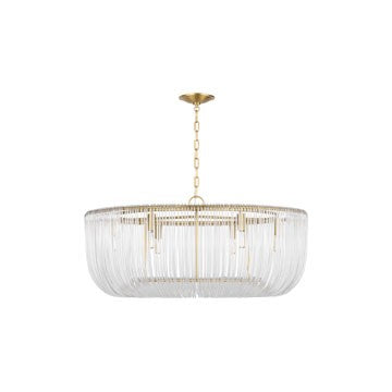 Visual Comfort Studio - CP1466BBS - Six Light Pendant - Pierce - Burnished Brass