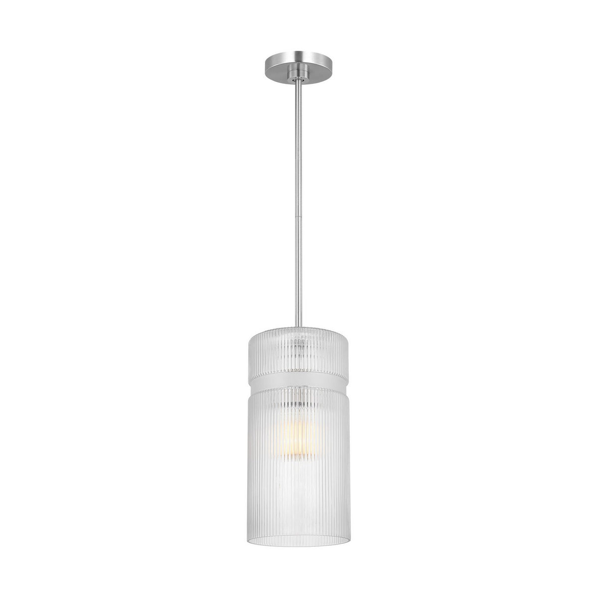 Visual Comfort Studio - DJP1211BS - One Light Pendant - Liouet - Brushed Nickel