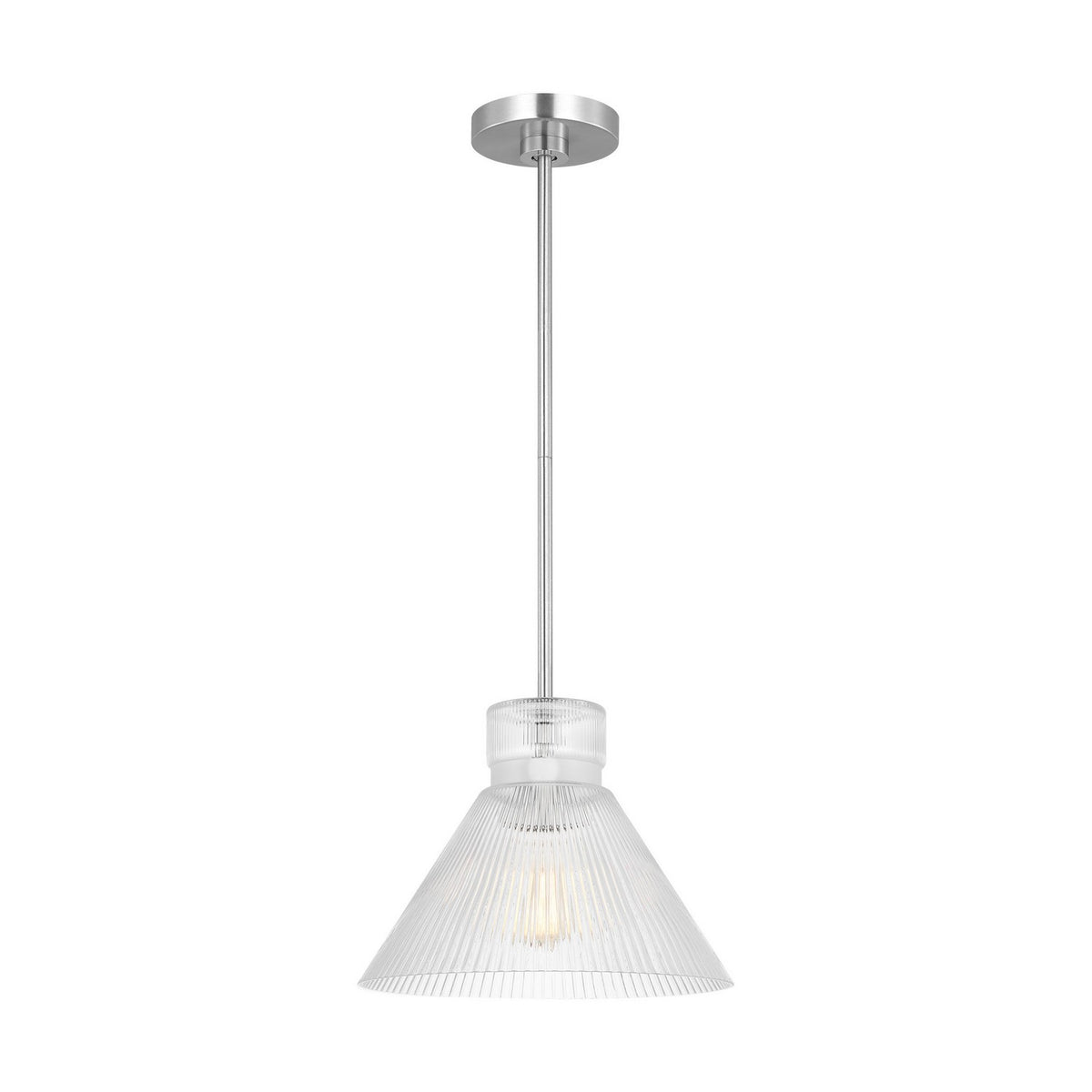 Visual Comfort Studio - DJP1221BS - One Light Pendant - Liouet - Brushed Nickel