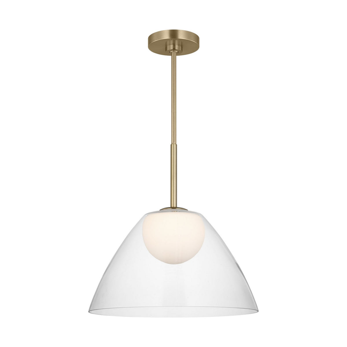 Visual Comfort Studio - DJP1251SB - One Light Pendant - Suma - Satin Brass